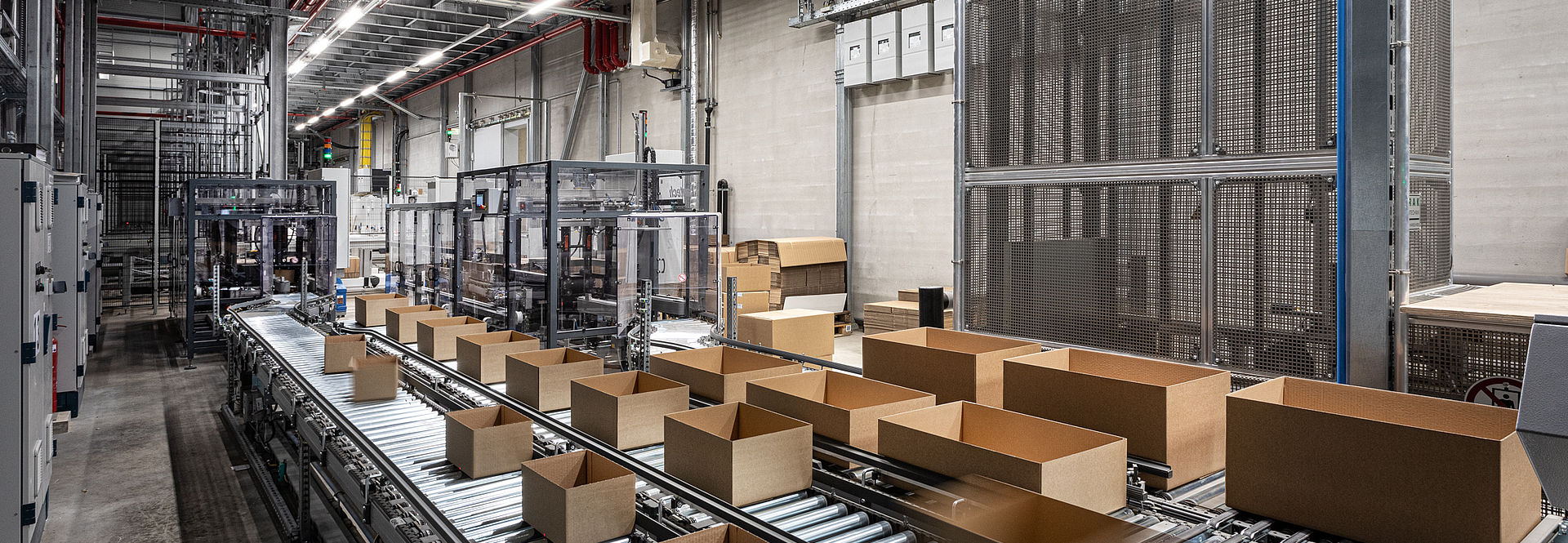 Automatisierte Verpackung und Logistik